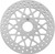 Twin Power 08-13 FLH FLT 08-16 FLHR 06-17 Dyna Front 11.8 Solid Rotor Mesh Stainless 666824