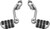 Kuryakyn Tour-Tech Cruise 6in Mount Arm With Dually ISO Pegs 1-1/4in Clamp Chrome 4529