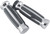 Bikers Choice 81-17 XL & Big Twin Dual Cable Chrome & Black Sensation Grips Pr 498414
