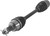 QuadBoss 12-19 Polaris RZR 570 EFI Front Left Replacement Axle 609387