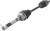 QuadBoss 18-20 Kawasaki KAF400 Mule SX Front Left Replacement Axle 609381
