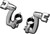 Kuryakyn Longhorn Offset Peg Mounts With 1-1/4inch Clamp Chrome 7986