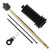 QuadBoss 05-09 Polaris Ranger 500 2x4 (02) Steering Rack Tie Rod Assembly Kit - Right Inner & Outer 411146