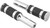 Bikers Choice Chrome Billet Three Band Replacement Pegs For Forward Controls 482790