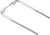 Bikers Choice 85-08 FLH FLT Chrome Saddlebag Support Bracket 564331