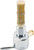 Bikers Choice 57-75 Big Twin / XL Chrome Round Petcock 3/8in-18 NPT Right Outlet Straight 489638