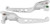 Bikers Choice 15-17 FLST FXST O-Series 4 Holed Lever Set Chrome 482144
