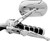 Kuryakyn Magnum Mirrors Large Flat Glass Chrome 1430