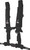 DragonFire Racing Harness H-Style- 4-Point- EZ-Adjust- 2in Buckle- Black 522044