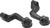 Kuryakyn Passenger Board Mounts Indian Models Black 5831