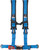 DragonFire Racing Harness- H-Style- 4-Point- 2in Buckle- Blue 521322