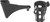 Kuryakyn Reflex Drink Holder Right Side HD Touring Passenger Mount 14 and Up Gloss Black 6487