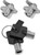 Bikers Choice 93-13 Touring Hard Bag Saddlebag Lock Set Pr 491989