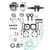 Kawasaki Brute Force 750 KVF750 05-11 (Non-EPS) Master Engine Rebuild Kit