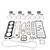 Kawasaki 2003-2007 STX-12F Jet Ski +.25mm Top End Rebuild Kit