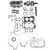 Kawasaki Teryx KRX 1000 Complete Engine Rebuild Kit 2021-2025