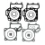 Kawasaki Teryx4 750 KRF750 | Complete Top End Gasket Kit 2012-2013