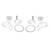 Polaris RZR XP 1000/Pro XP Turbo 9:1 High-Comp Standard Piston Kit Set