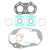 Yamaha Banshee 350 Complete Gasket Kit (1987-2006 Models)