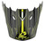 EVS T5 Pinner Visor - Black/Hiviz Yellow H16T5P-VSBKHVY
