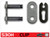 RK Chain 530H Clip Link - Natural 530H-CL