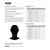 Hjc C91 Modular Snow Helmet - Dual Pane - Electric - Solid - Black - 2Xl EP25EUS8XBKV