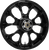 Coastal Moto Wheel - Largo 3D - Rear - Single Disc/Without Abs - Black - 18X7 3D-LGO185SB