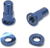 No Toil Rim Lock Nut/Spacer - Kit - Blue NTRK-003
