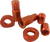 No Toil Rim Lock Nut/Spacer - Kit - Orange NTRK006