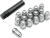 Itp Lug Nuts - 60° Tapered - Chrome - M12 X 1.50 - Splined With Key - 16 Pack ALUG20BX
