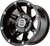Moose Offroad Wheel - 387X - Rear - Black - 12X8 - 4/156 - 4+4 387MO128156GB4