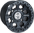 Moose Offroad Wheel - 23X - Rear - Black - 12X8 - 4/136 - 4+4 23MO128136SB4