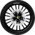 Coastal Moto Atlantic Front Wheel - Black (21") | Rotor (12.6) | Dunlop Ae Tire (130/60B21) PKG-ATL213SB-24ABST