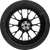 Coastal Moto Marlin Rear Wheel - Solid Black (18") | Dunlop Ae2 Tire (180/55B18) PKG2-MAR185SB-ABST