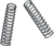 High Lifter Shock Springs - Rear - Silver 79-13867