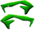 Acerbis Radiator Shrouds - Green 2449690006