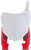 Acerbis Raptor Number Plate - Red/White 2527411005