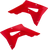 Acerbis Radiator Shrouds - Red 2645450227