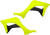 Ufo Radiator Shrouds - Florescent Yellow HO05600-DFLU