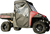 Seizmik Soft Full Doors - Rear Window - Black/Clear - Polaris - Ranger 51-20992
