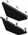 Kfi Products Rear Lower Doors - Black - Honda - Talon '20-'25 101845