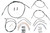 Burly Brand Complete Black Vinyl Handlebar Cable/Line Kit For Ape Hangers - 13" - Abs - '14-'16 Flh B30-1115