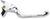 Drag Specialties Slotted Wide Blade Replacement Brake Lever - Chrome 0610-1688