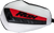 Rox Speed Fx Generation 3 Flex-Tec Handguards - Black/White/Red FT3-HG-BWR