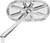 Arlen Ness Mirror - Side View - Caged Series/Deep Cut - Chrome - Left 13-165