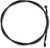 La Choppers Midnight Braided Clutch Cable - 15"-17" Ape Hanger Handlebars - '18-'22 Softail LA-8152C16M