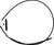 Barnett High-Efficiency Black Vinyl Clutch Cable - +10" Size 101301006810