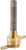 Golan Products "Click-Slick" Fuel Petcock - Straight - Raw Brass - 3/8" Npt 75-516S-BS