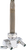 Pingel Power Flo Fuel Valve - 22 Mm - Hex - 90° - Chrome 3311-D-CH