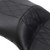 Le Pera Maverick Daddy Long Legs Seat - Black W/ Black Hr Inlay - Double Diamond - Fl '08-'22 LK-957DLHR2